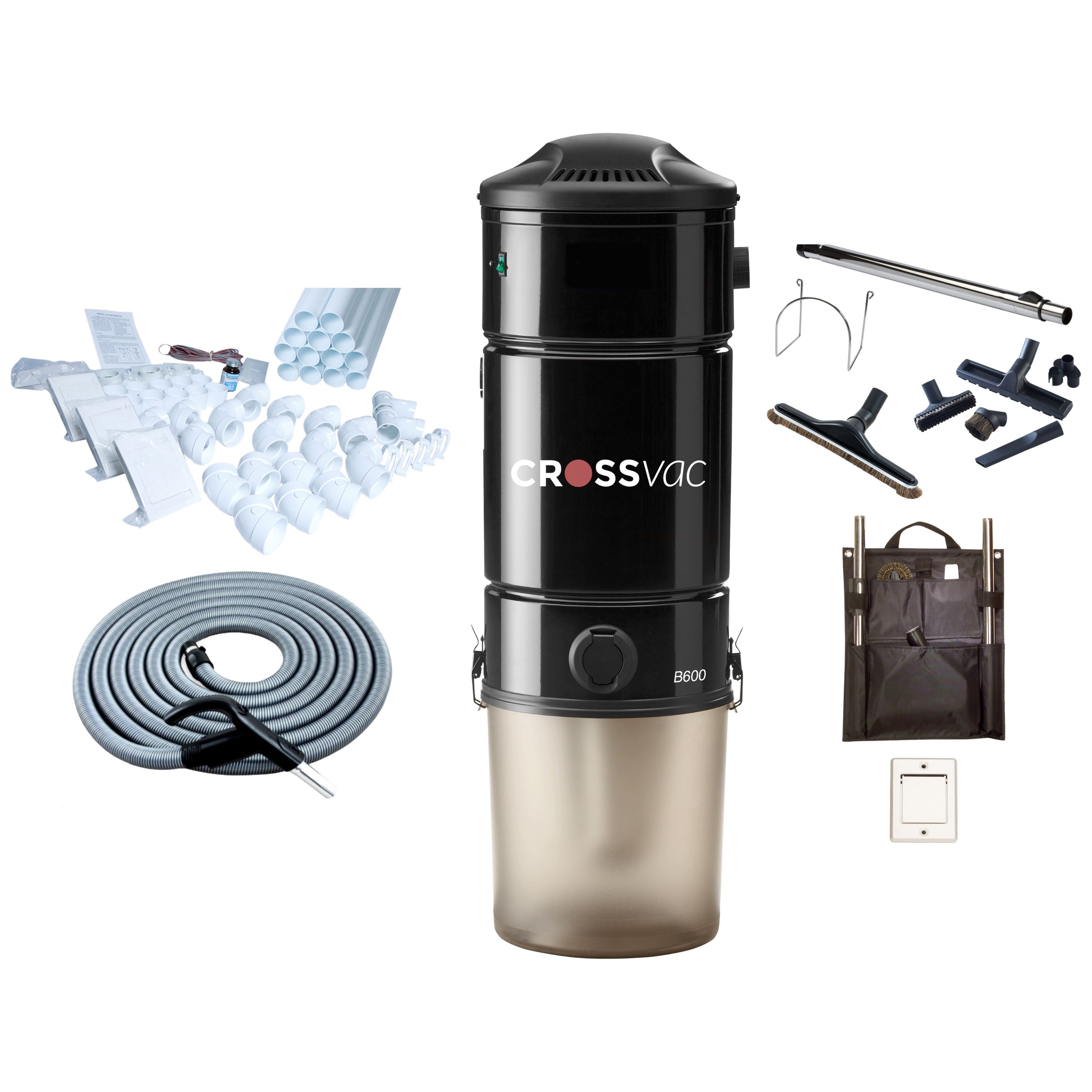 Kit aspirateur central Medium B600 crossvac