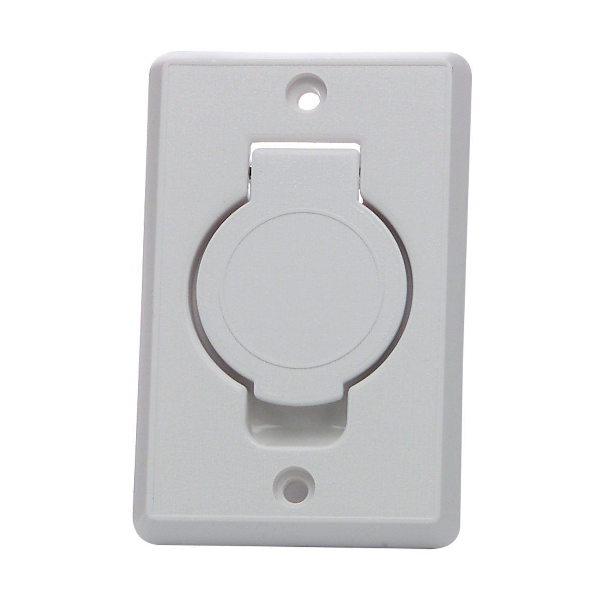 Boîte d'aspiration rectangulaire avec couvercle rond